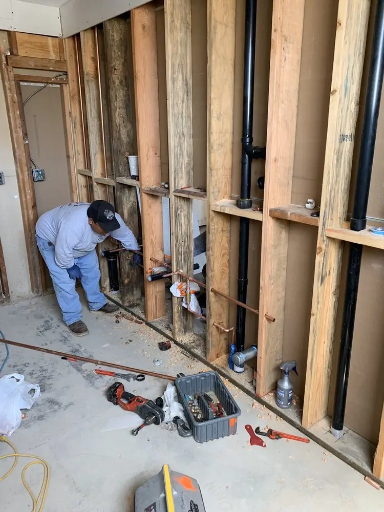 Commercial rough-in plumbing for Gas Line Repair in Summerfield